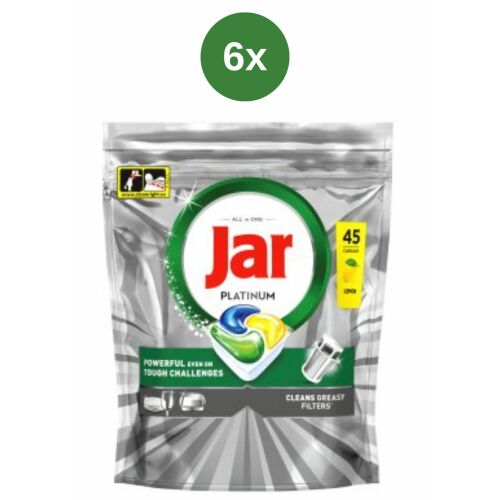 Üvegtabletta 6x (45 db/csomag) Platina 174554187 - Mosogatógép tabletta