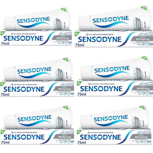 Sensodyne fogkrém gyengéd fehérítéshez 6x75 ml