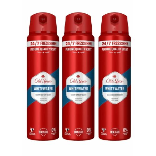 OLD SPICE Whitewater dezodor spray 3x150ml