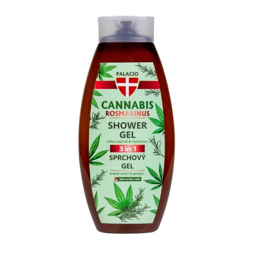 PALACIO Cannabis Rosmarinus tusfürdő, 500 ml