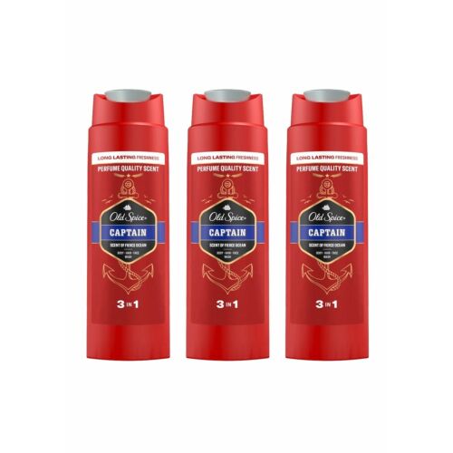 Old Spice Tusfürdő 3x250ml Captain 174555180 - Tusfürdő