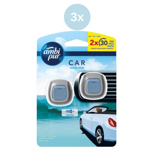 Ambi Pur Car autóillatosító 3x (2x 2ml) óceánpermet