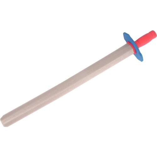 Foam sword, 76 cm long, safe for kids, red and blue handle, great for pretend play