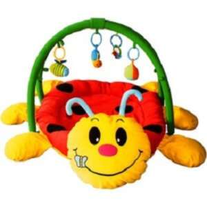 Ladybug baby play mat with arch and hanging toys - Baby Gyms & Play Mat