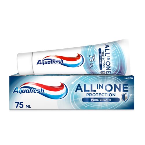 AQUAFRESH MINDEN EGYBEN TISZTA LÉLEG 75 ML 174587490 - Fogkrém