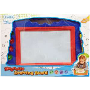 Tablă de desen magnetică pentru copii, roșie și albastră, dimensiune A4, învață și joacă-te - Nonbrand Table de scris si desenat