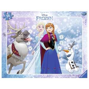 Ravensburger Die Eiskönigin Anna und Elsa 38-teiliges Puzzle mit Anna, Elsa, Olaf und Sven - Ravensburger Puzzle