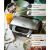 Sandwich maker XL, Camry, CR3054, 1300W, picioare de cauciuc, strat antiaderent, argintiu/gri 45464610