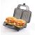 Sandwich maker XL, Camry, CR3054, 1300W, picioare de cauciuc, strat antiaderent, argintiu/gri 45464610