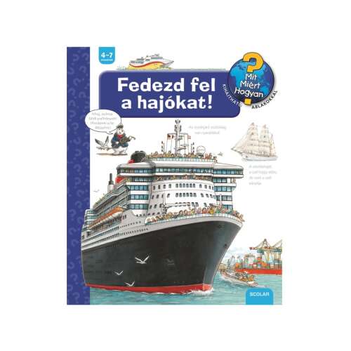 Ravensburger: Fedezd fel a hajókat! Foglalkoztatókönyv 4-7 éveseknek
