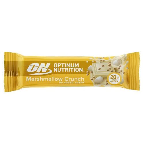 OPTIMUM NUTRITION CRUNCH PROTEIN BAR 65G MARSHMALLOW 174670876 - Táplálékkiegészítő