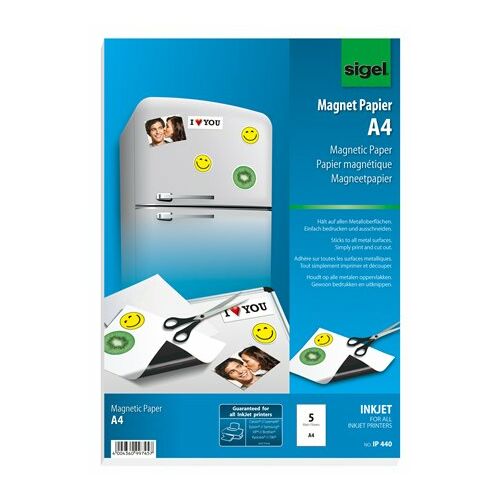 Mágneses papír, A4, SIGEL (SIP440) 174684627 - Matrica, mágnes