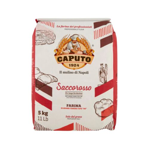 Farina Saccorosso pizzaliszt 5 kg - Caputo