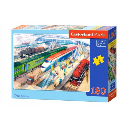 180 darabos B-018475 Vasútállomás kirakó 174708879 - Puzzle