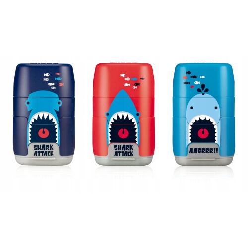 Hegyező-radír Compact Shark Attack A'16 5348 174717237 - Hegyező