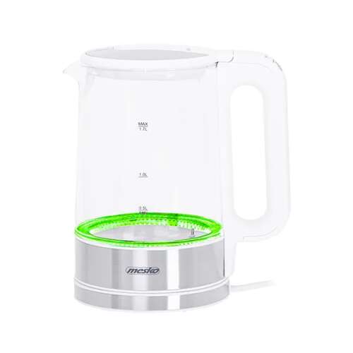 MESKO MS 1301W Üveg Vízforraló - Hőmérsékletszabályozás - 1,7L