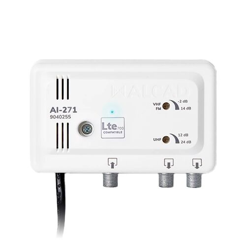 Belső antenna erősítő 2 kimenet LTE700 AI-271 ALCAD 174798590 - Jelerősítő