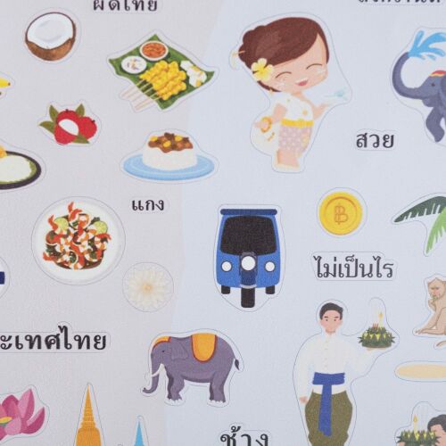 Matricák - Thaiföld, thai nyelv 174828272 - Matrica, mágnes