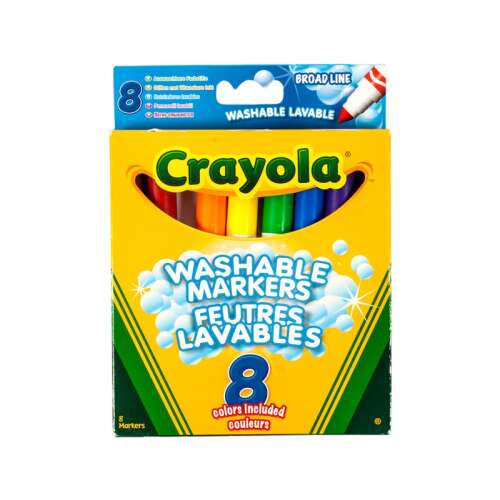 Crayola: extrawaschbare, dicke Marker - 8 Stück.