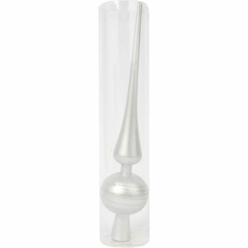 MŰANYAG KARÁCSONYFA TETŐ 30 CM EZÜST 174834346 - Karácsonyfadísz