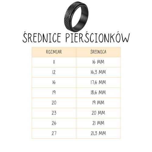 FEKETE STRESSZOLDÓ GYŰRŰ FORGÓ KÍGYÓ MÉRET 11 174840003 - Férfi gyűrű