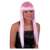 Rosa lange Perücke mit Pony, Kostüm-Perücke, rosa Haarperücke, lange Haarperücke, Cosplay-Perücke