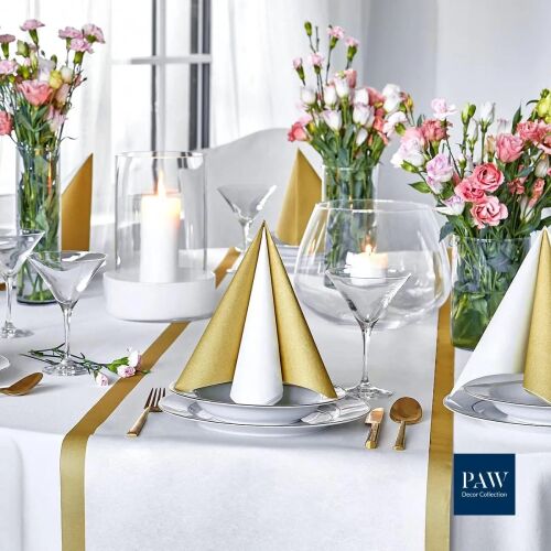 Prémium arany Airlaid asztali futó 40 cm x 5 m 174894159 - Asztalterítő