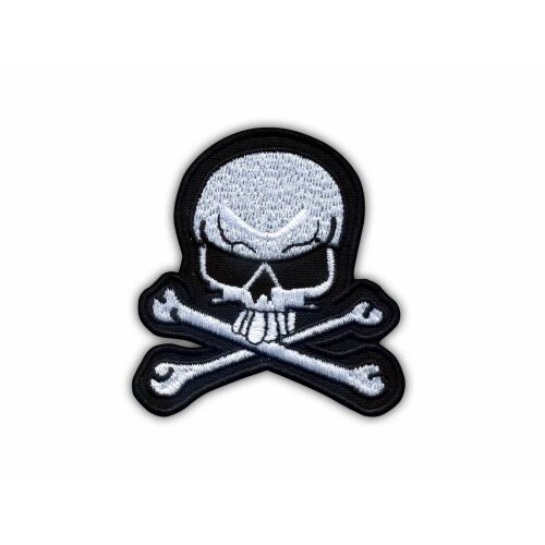 Koponya Patch - Öntapadós Hátlap - Hímzett Patch/Jelvény/Embléma 174939620 - Felvarró