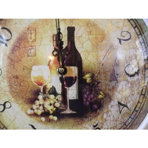 Függő falióra fehér keretben, 34 cm átmérőjű 174946653 - Falióra