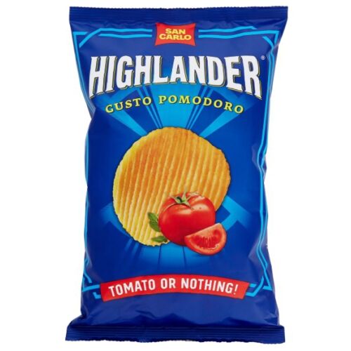 Patatine Highlander Paradicsom chips 130g - San Carlo