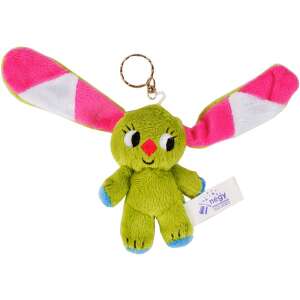 Pluszowy brelok z królikiem o kwadratowych uszach, zielony brelok z królikiem, 9 cm - Brelok do kluczy