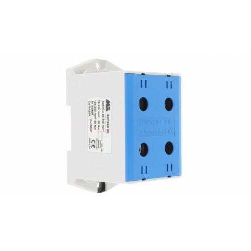 2-sínes sínösszekötő 35-240mm2 kék EURO multiOTL 240 2xAl/Cu 607240 BL 175038038 - Sorkapocs