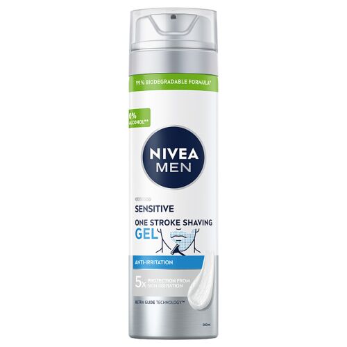 NIVEA MEN Sensitive 3-Day Beard borotvagél 200 ml 175039759 - Szőrtelenítés és borotválkozás