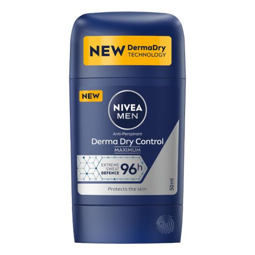 NIVEA MEN Derma Dry Control izzadásgátló stift 50ml 175046067 - Nivea