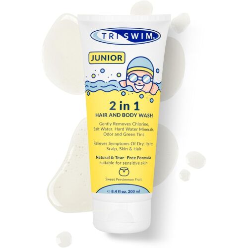 TRISWIM Junior 2in1 Szampon i Żel pod prysznic dla dzieci  [Sweet Persimmon], 200 ml 175055255 - Gyereksampon