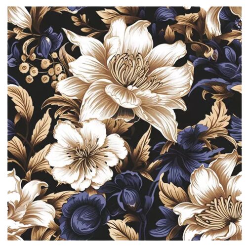 Pol-Mak Serwetki Papierowe 3-Warstwowe Eleganckie Kwiaty 25cm x 25cm 20 Sztuk 175078547 - Háztartási papírtermék