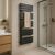 Solaro Design törölközőszárító radiátor 1400x600 mm fekete 175103203
