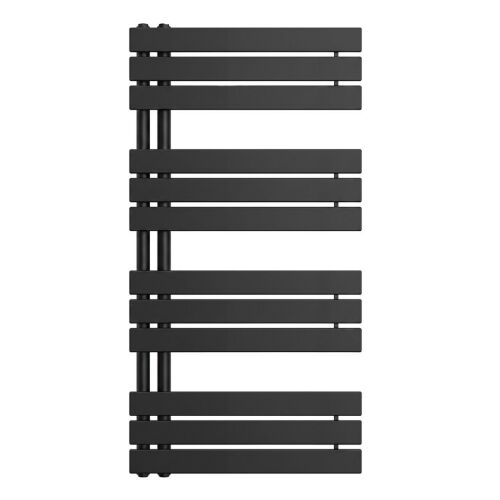 Solaro Design törölközőszárító radiátor 1200x600 mm fekete 175103210 - Törölközőszárító radiátor