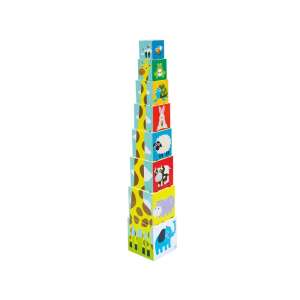 Bébi állatos toronyépítő kocka 8 darabos készlet 93271782 BamBam Fejlesztő játékok babáknak