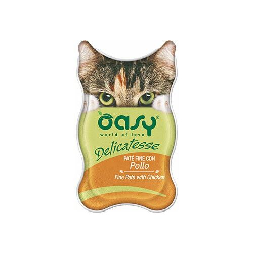 Oasy | Delikatesse pástétom | Pástétom macskáknak 85g - Csirke 85g 175106085 - Oasy