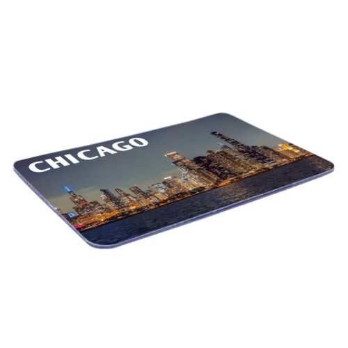 Chicago panoráma éjszaka hűtőmágnes 175105843 - Dekoráció