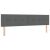 vidaXL Sötétszürke szövet boxspring ágy matraccal, 200 x 200 cm 177515795