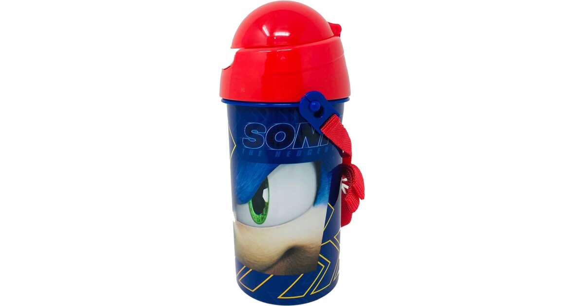 Sonic The Hedgehog Metallflasche – Doppelwandig, 500 Ml, Hält Temperatur