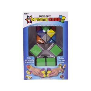 The Funny Infinite Cube, geometrická skladačka na transformáciu, pre deti od 8 rokov, s dvoma kockami, ktoré sa dajú premeniť na hviezdy - Logické hry