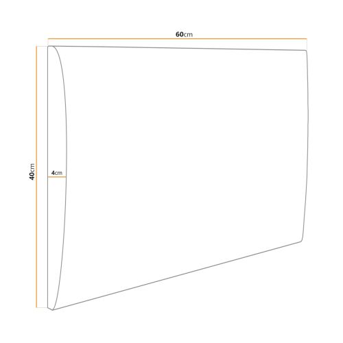 Kárpitozott panel 60x40 Magic Velvet 2248 (Világoslila) 175160991 - Falpanel és falmatrica