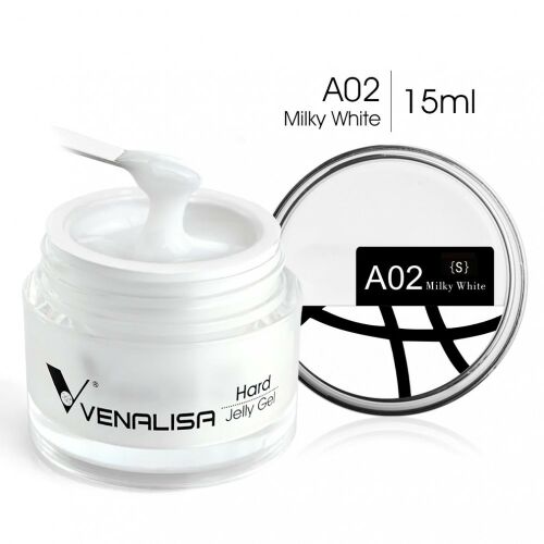 Venalisa Jelly Építőzselé - Tejszerű Fehér - 15ml