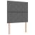 vidaXL Boxspring ágy matraccal Sötétszürke 100 x 200 cm Szövet 177517605