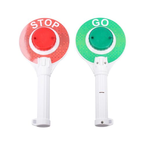 STOP-GO forgalomirányító jelző lámpa 22,5 cm - játék rendőrségi tárcsa 175179655 - Játék katonai és rendőr felszerelés