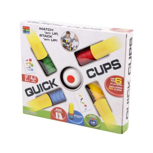 Quick Cups színes poharak társasjáték 93296442