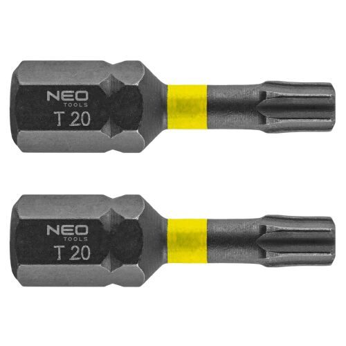 Bity udarowe TX20 x 25 mm, 2 szt. 175220081 - Fúrók és csavarozó kiegészítő